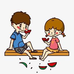 老人吃瓜漫画,老人吃瓜漫画，趣味横生的生活瞬间