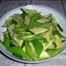 青椒吃瓜,夏日清爽美食新搭配